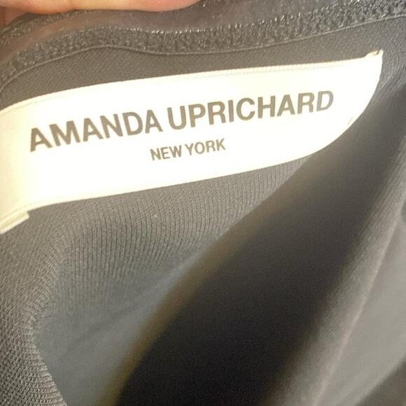 Amanda Uprichard Lace Mini Dress with Straight Neckline and Thin Straps - Picture 6 of 7